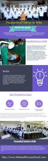 The Health Care School: Paramedical Colleges in Delhi